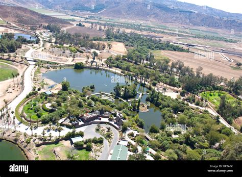 Aerial view of lake Stock Photo - Alamy