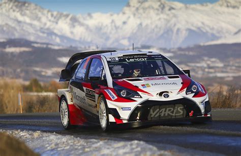 Toyota Off To Great Start In 2017 WRC 2nd At Rallye Monte Carlo