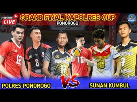 GRAND FINAL KAPOLRES CUP RIVAN POLRES VS SUNAN KUMBUL YouTube