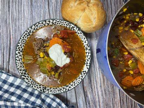 Easy And Hearty Cowboy Soup Drizzle Me Skinny