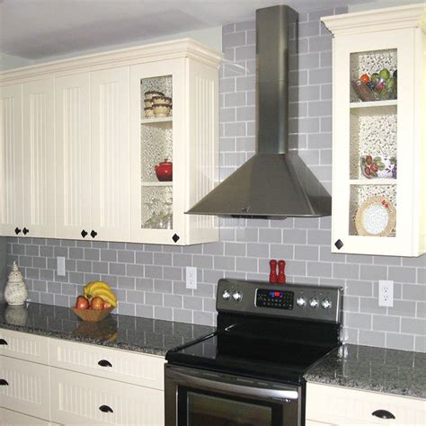 Adding A Light Gray Subway Tile Backsplash To Your Kitchen - Home Tile ...
