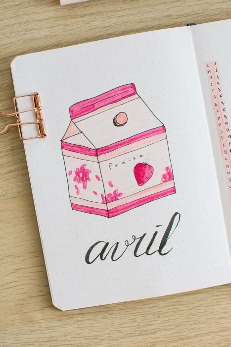 Bullet Journal Avril Plan With Me Camille B