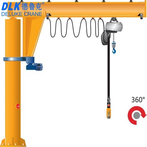 Light Type Workshop Use Floor Mounted Free Standing Pillar Portable Jib