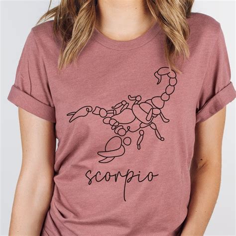 Scorpio Line Art Etsy