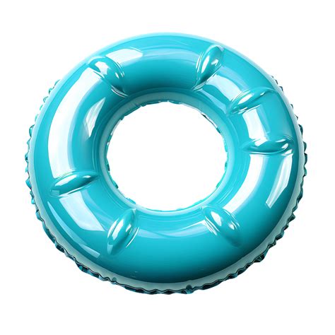 Ai Generated Blue Pool Float Png Light Blue Pool Float Top View Png