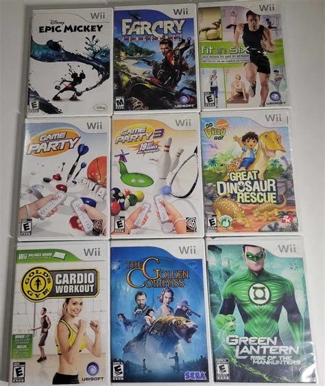 Nintendo Wii Games You Pick Cleaned, Tested, Work Great Titles 1 - Etsy