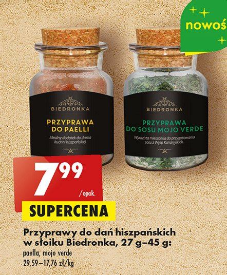 Przyprawa Do Sosu Mojo Verde Biedronka Cena Promocje Opinie