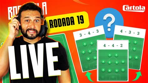 LIVE CARTOLA FC 2024 DICAS PARA MITAR NESSA RODADA 19 TIME