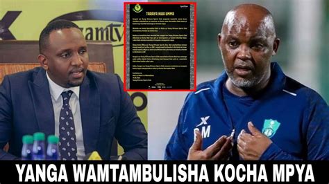 Rasmi Uongozi Wa Yanga Muda Huu WAMTAMBULISHA MOSIMANE Kuwa KOCHA MPYA