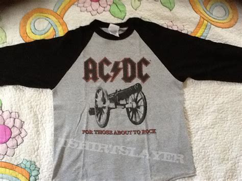 Ac Dc For Those About To Rock We Salute You Tshirtslayer Tshirt And Battlejacket Gallery