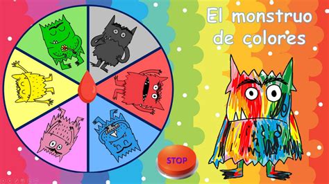 Ruleta De Las Emociones Con El Monstruo De Colores Educaenvivo