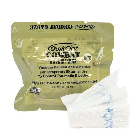 Quikclot Combat Gauze High Threat Innovations