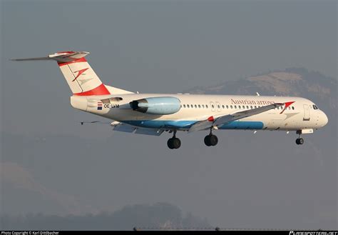 OE LVM Austrian Arrows Fokker 100 F28 Mark 0100 Photo By Karl