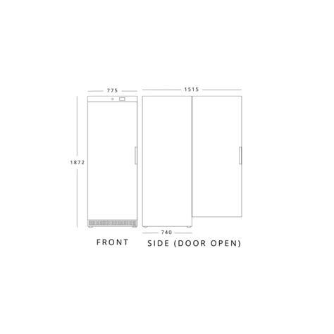 Mondial Elite Kicpr Lt Litre Single Door Upright Refrigerator