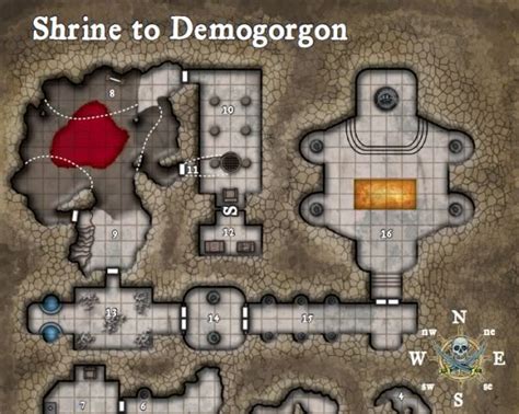 Stevedubyas Image Fantasy Map Dungeon Maps Demogorgon