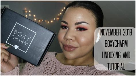 NOVEMBER BOXYCHARM 2018 UNBOXING AND TUTORIAL YouTube