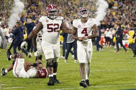 Jalen Milroe nearly rallies Alabama back, but falls 2 yards short in OT against Michigan