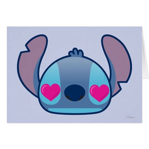 Stitch Emoji | Zazzle | Custom holiday card, Stitch, Valentine day cards