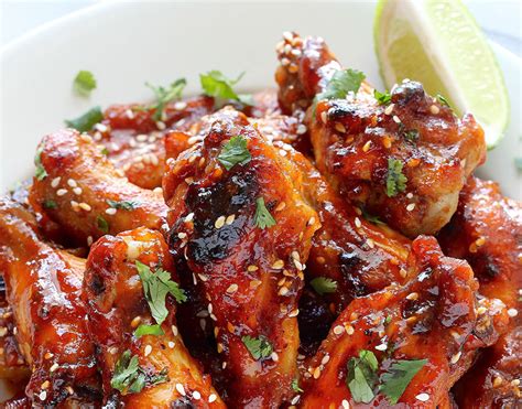 Crispy Garlic Sriracha Wings The Best Dressed Chicken The Best