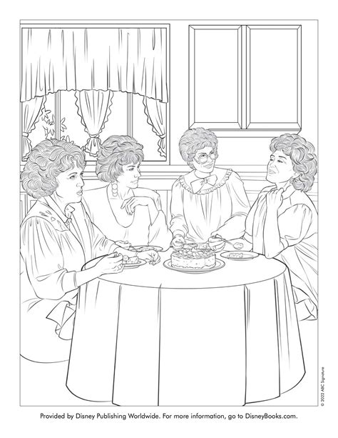 Golden Girls Coloring Pages