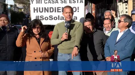 Un Socav N Preocupa A Los Vecinos De Solanda Sur De Quito Youtube