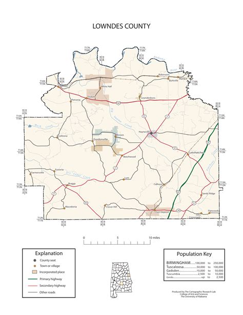 Maps of Lowndes County