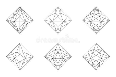 Coleção Dos Diamantes Ilustração Stock Ilustração De Estilo 68487858