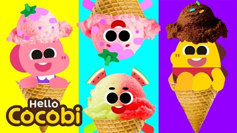 Ice Cream Truck Song Kids Songs And Nursery Rhymes Hello Cocobi Youtube