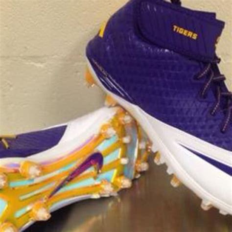 The Lsu Tigers Showcase Custom Nike Cleats For The Upcoming Football