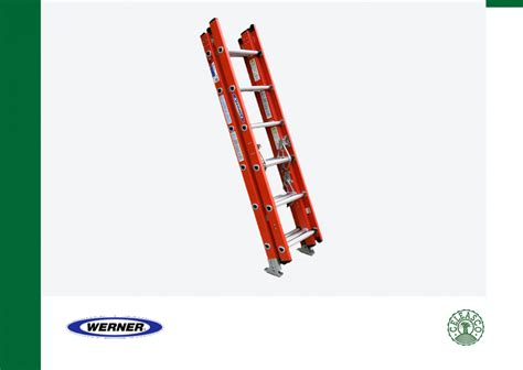 Type Ia Ft Fiberglass D Rung Extension Ladder D