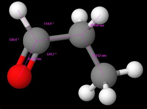 What is the Lewis Structure of Propionaldehyde?