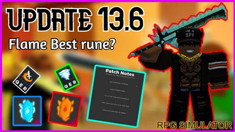 Roblox Rpg Simulator Fog Best Rune Update 136 New Raid