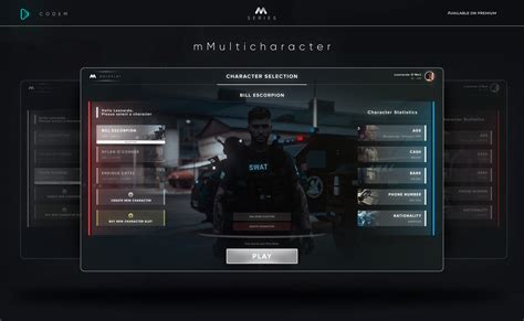Codem Mmultichar Advanced Multicharacter Qb Fivem Releases Cfx