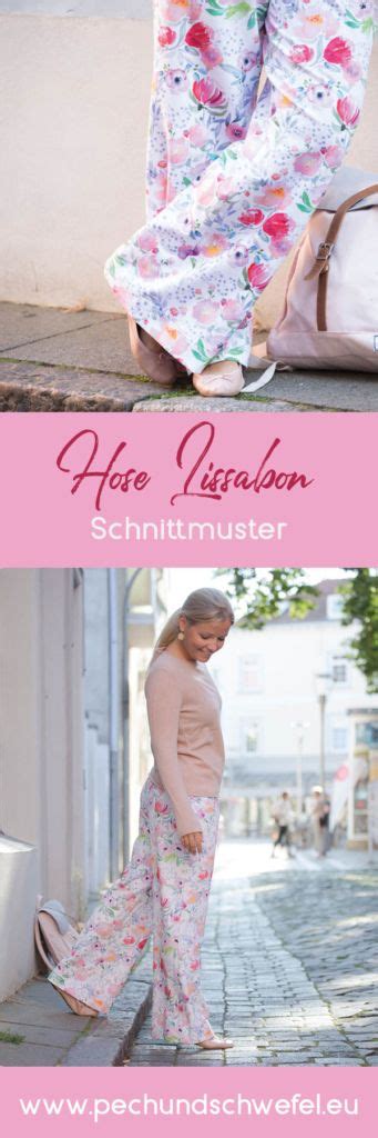 Schnittmuster für Bundfaltenhose aus Romanit Jersey oder Sommersweat