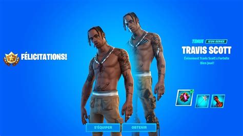 J Achete Le Skin Travis Scott Sur Fortnite Battle Royal Youtube