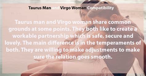 Taurus Man And Virgo Woman Compatibility Capricorn Traits