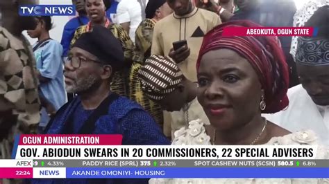 Gov Abiodun Swears In 20 Commissioners 22 Special Advisers Makes