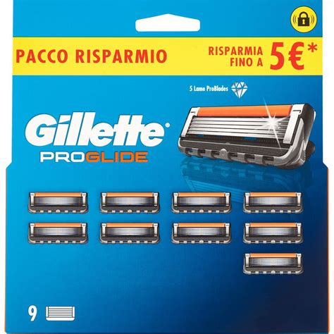 Lame Ricambio Rasoio Uomo Proglide X9 GILLETTE 1 PZ Coop Shop