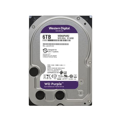 WD PURPLE 6TB 3.5 SURVEILLANCE HDD 64MB - Bonolo Online