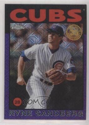 Topps Silver Pack Series Chrome Baseball Purple Ryne