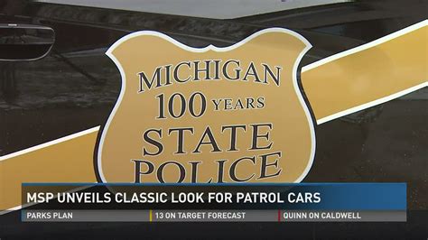 Michigan State Police Get 50 Black Patrol Cars To Mark 100th