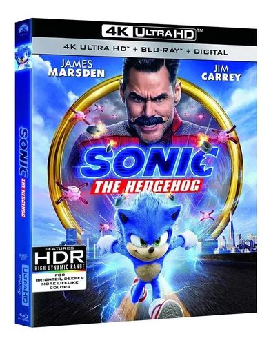 Sonic The Hedgehog 4k Ultra Hd Blu ray Nuevo Original Imp Envío gratis