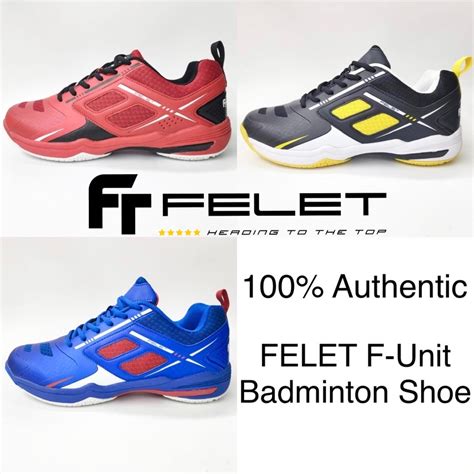 100 Authentic Felet Fleet Badminton Shoe F Unit BS55 BS56 Shopee