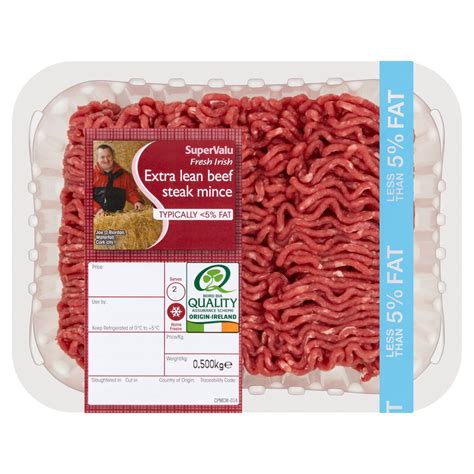 Supervalu Fresh Irish Extra Lean Round Steak Mince G Storefront En