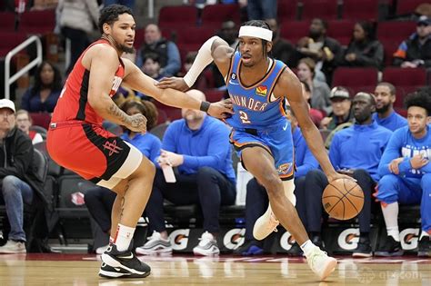 Nba最新战报火箭112 106雷霆 戈登砍下25分亚历山大空砍24分球天下体育