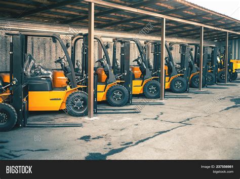 Background Forklifts Image And Photo Free Trial Bigstock