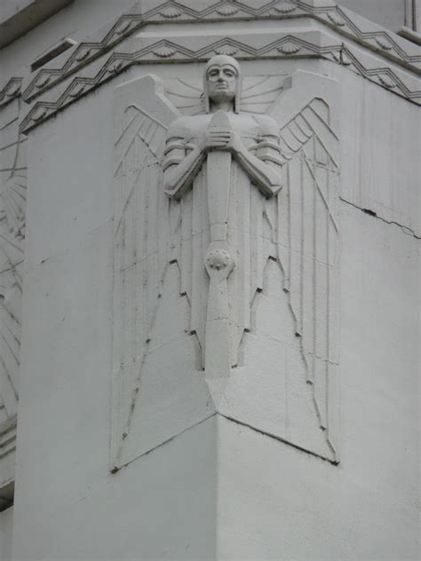 National Shrine Of The Little Flower Art Deco Angel Sculpture Artofit