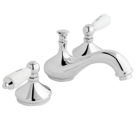 Glacier Bay Teapot 8 In Widespread 2 Handle Low Arc Bathroom Faucet In Chrome Hd67738w 6001