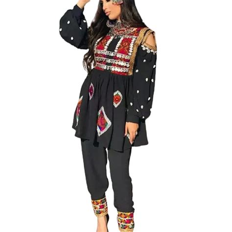 Afghan Kochi Handmade Afghan Traditional Dress For Party Afghan Pashtun