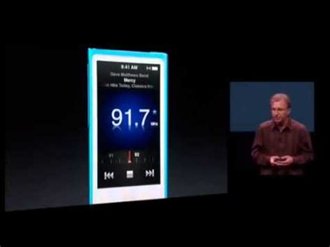 Pr Sentation Du Nouvel Ipod Nano G Youtube